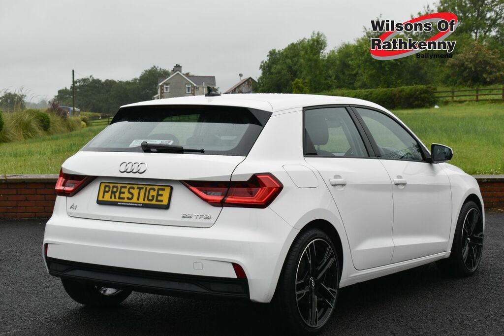 Audi A1 Hatchback GV72HXJ White #3