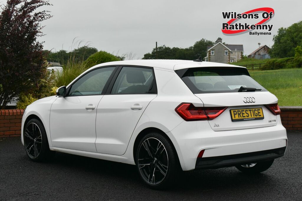 Audi A1 Hatchback GV72HXJ White #5