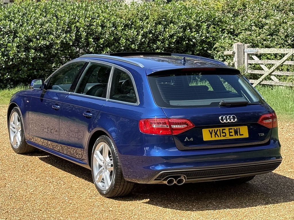 Audi A4 Avant Tdi S Line YK15EWL Blue #6