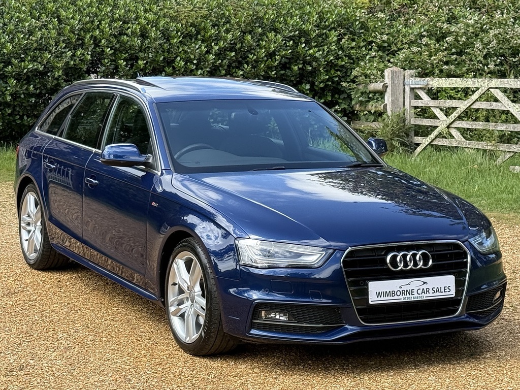 Audi A4 Avant Tdi S Line YK15EWL Blue