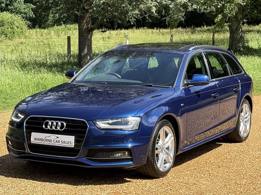 Audi A4 Avant Tdi S Line YK15EWL Blue #4