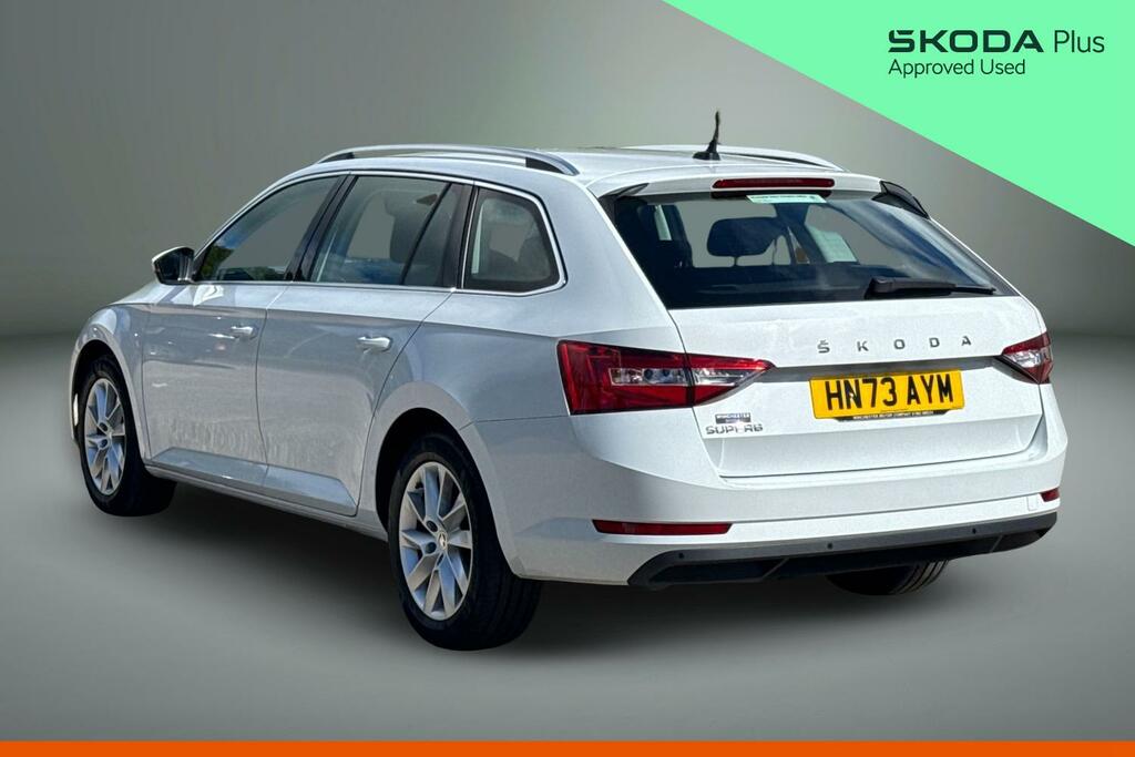 Skoda Superb 2.0 Tdi Cr Se Dsg White #3