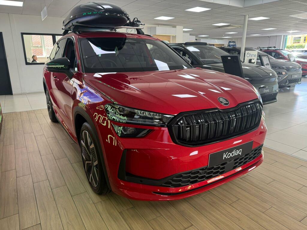 Skoda Kodiaq 2.0 Tsi Sportline Dsg 4Wd Euro 6 Ss 7 Seat Red