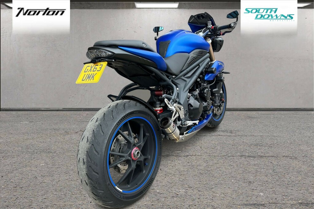 Triumph Triple 675 675Cc Blue #1