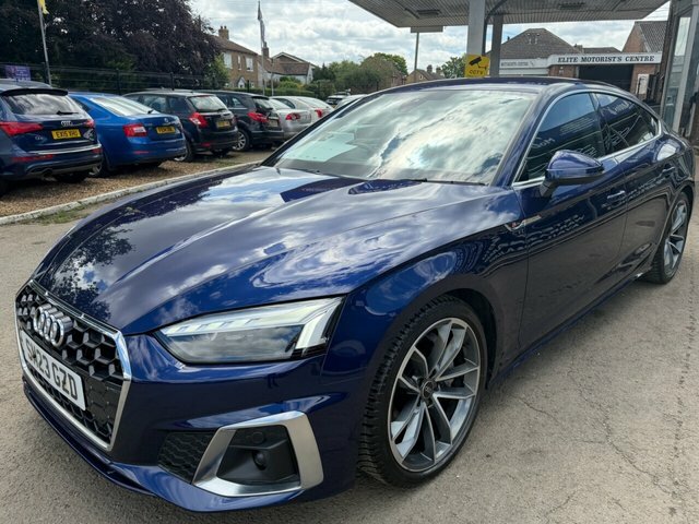 Audi A5 Tfsi 45 S Line SM23GZD Blue #2