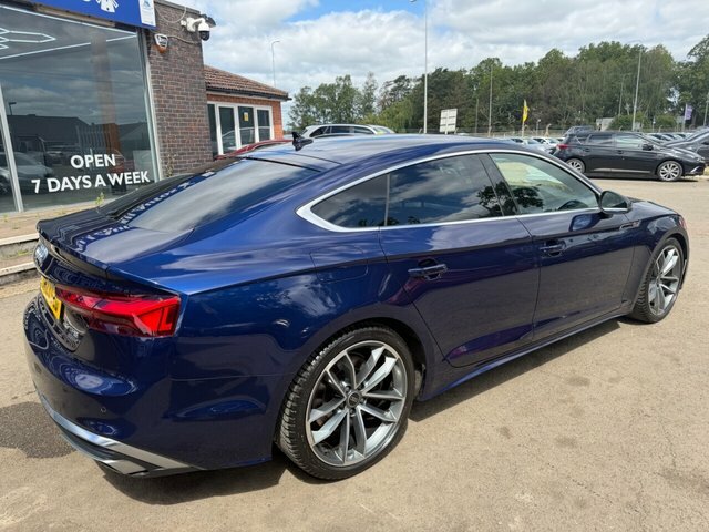 Audi A5 Tfsi 45 S Line SM23GZD Blue #4