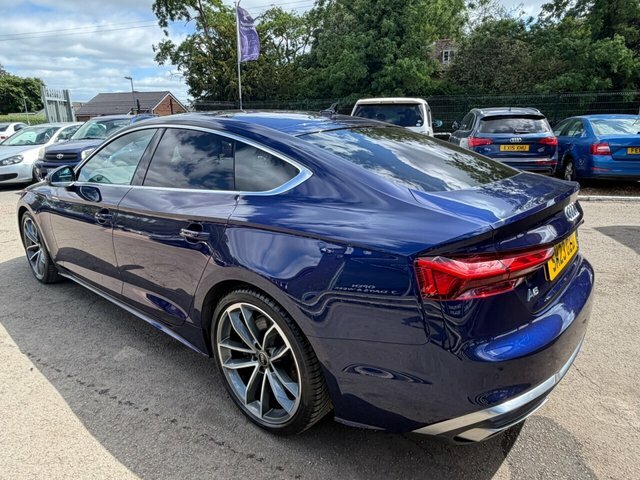 Audi A5 Tfsi 45 S Line SM23GZD Blue #3
