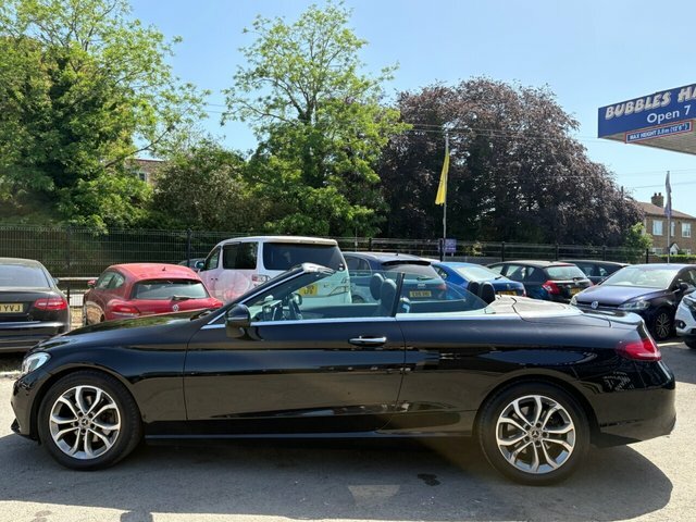 Mercedes-Benz C Class C200 Sport Cabriolet KP67RXJ Black #4