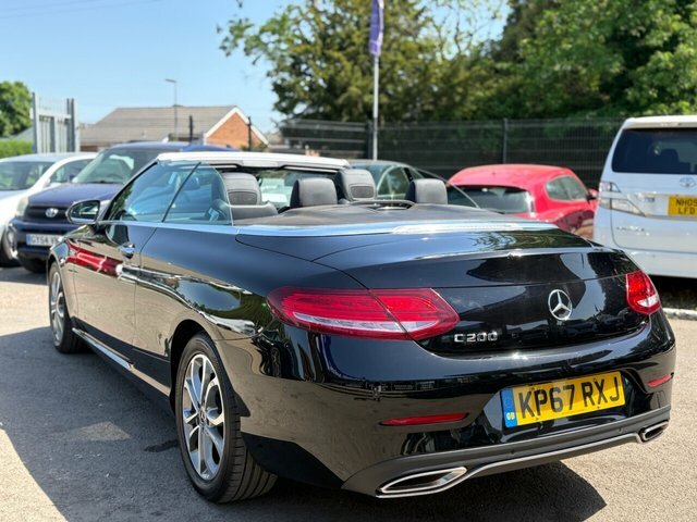 Mercedes-Benz C Class C200 Sport Cabriolet KP67RXJ Black #5