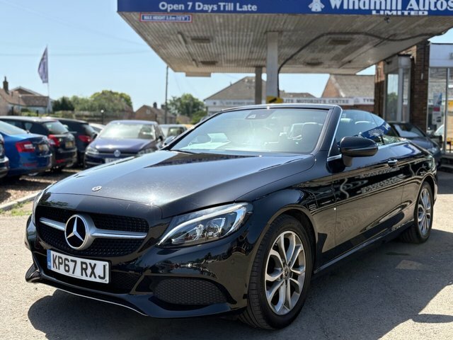 Mercedes-Benz C Class C200 Sport Cabriolet KP67RXJ Black #3