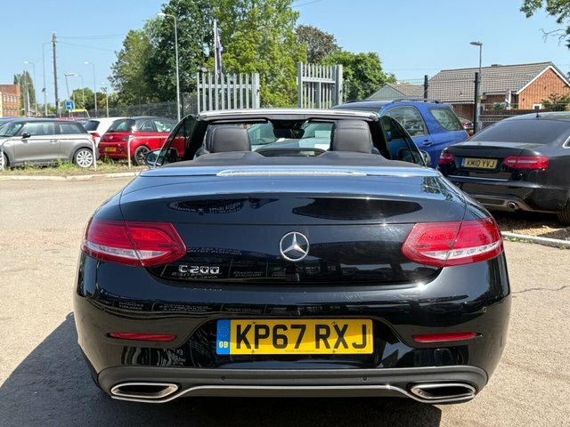 Mercedes-Benz C Class C200 Sport Cabriolet KP67RXJ Black #6