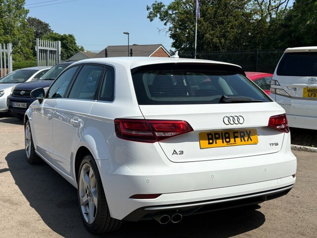 Audi A3 Tfsi Cod Sport Sportback BP18FRX White #6