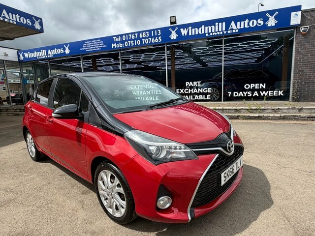 Toyota Yaris Dual Vvt-i Design Hatchback SK66TLV Red #2