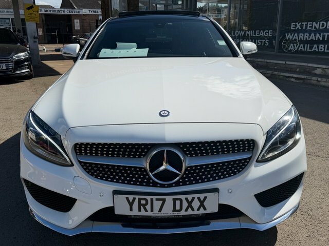 Mercedes-Benz C Class C220d Amg Line Premium YR17DXX White #6
