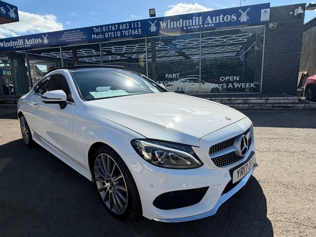 Mercedes-Benz C Class C220d Amg Line Premium YR17DXX White #2