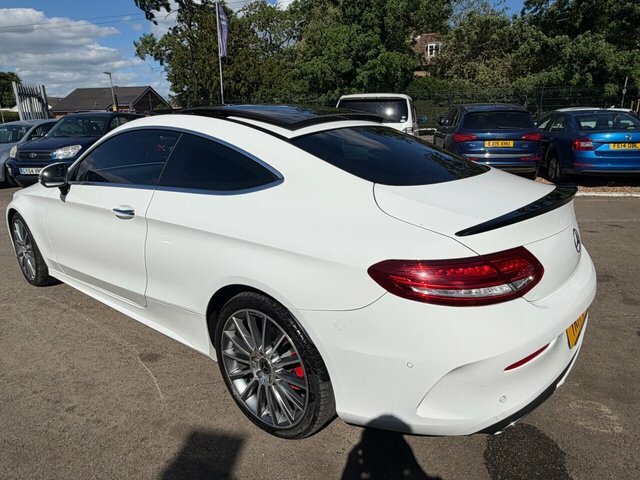 Mercedes-Benz C Class C220d Amg Line Premium YR17DXX White #4