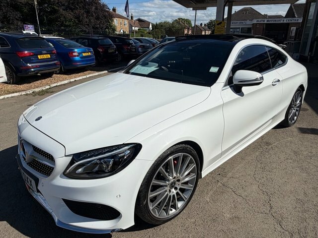 Mercedes-Benz C Class C220d Amg Line Premium YR17DXX White #3