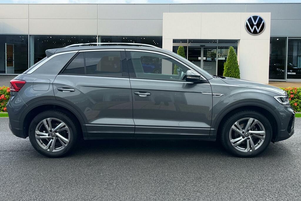 Volkswagen T-Roc 1.5 Tsi R-line Dsg Grey #4
