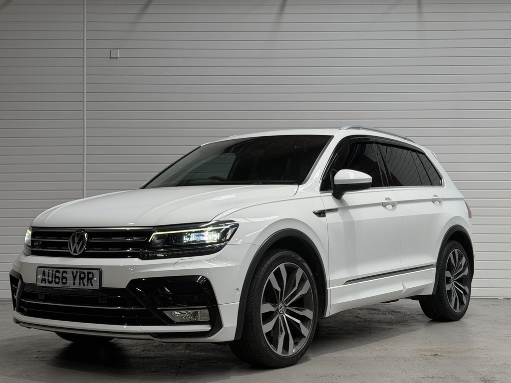Volkswagen Tiguan 2.0 Tsi Bluemotion Tech R-line Suv Dsg White #4