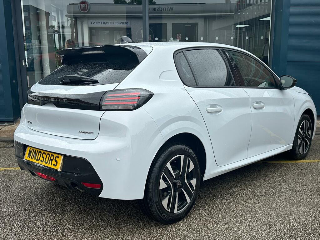 Peugeot 208 1.2 Allure Hatchback Hybrid E-dsc6 Euro DF26VHH White #6