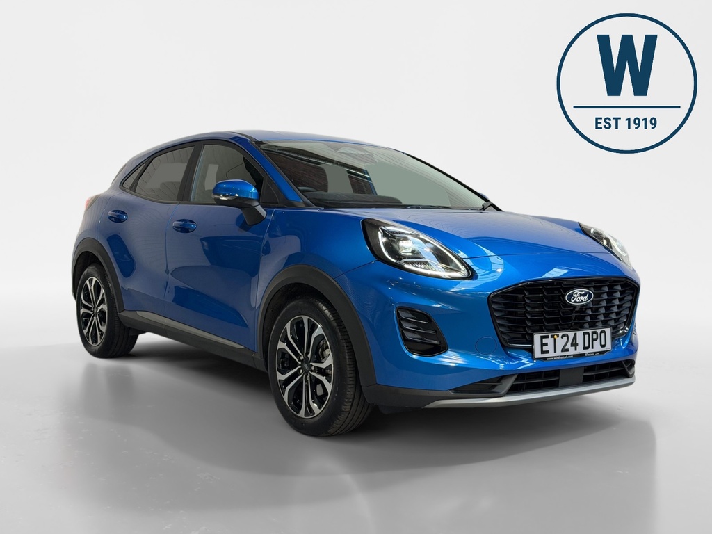 Ford Puma 1.0T Ecoboost Mhev Titanium Suv Hybrid Blue
