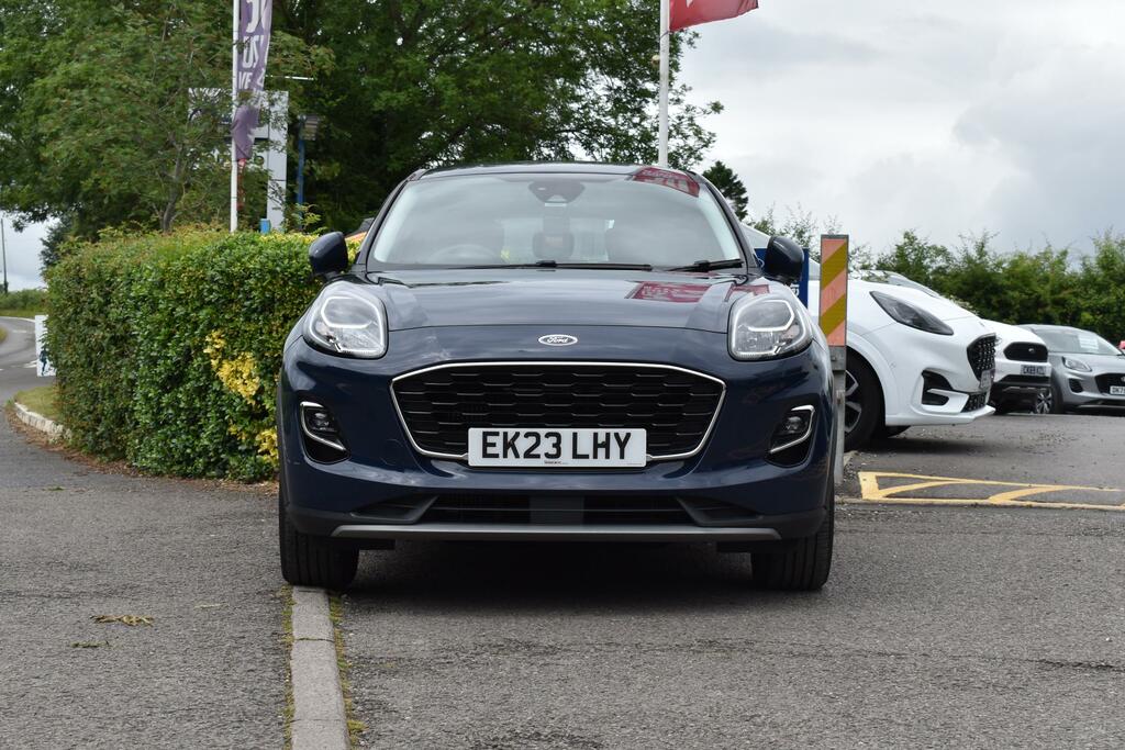 Ford Puma 1.0T Ecoboost Mhev Titanium Suv Hybrid EK23LHY Blue #2