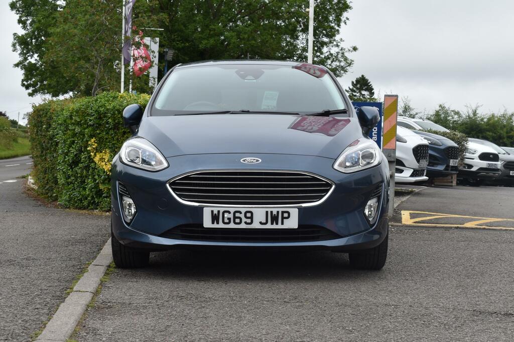Ford Fiesta 1.0T Ecoboost Gpf Titanium Hatchback Ma WG69JWP Blue #2