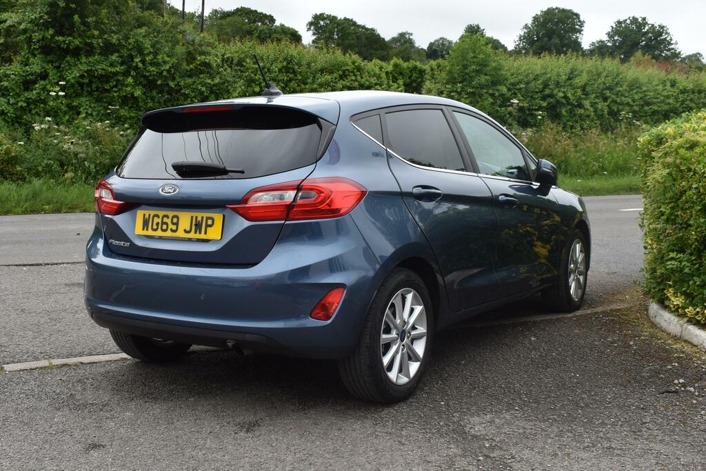 Ford Fiesta 1.0T Ecoboost Gpf Titanium Hatchback Ma WG69JWP Blue #4