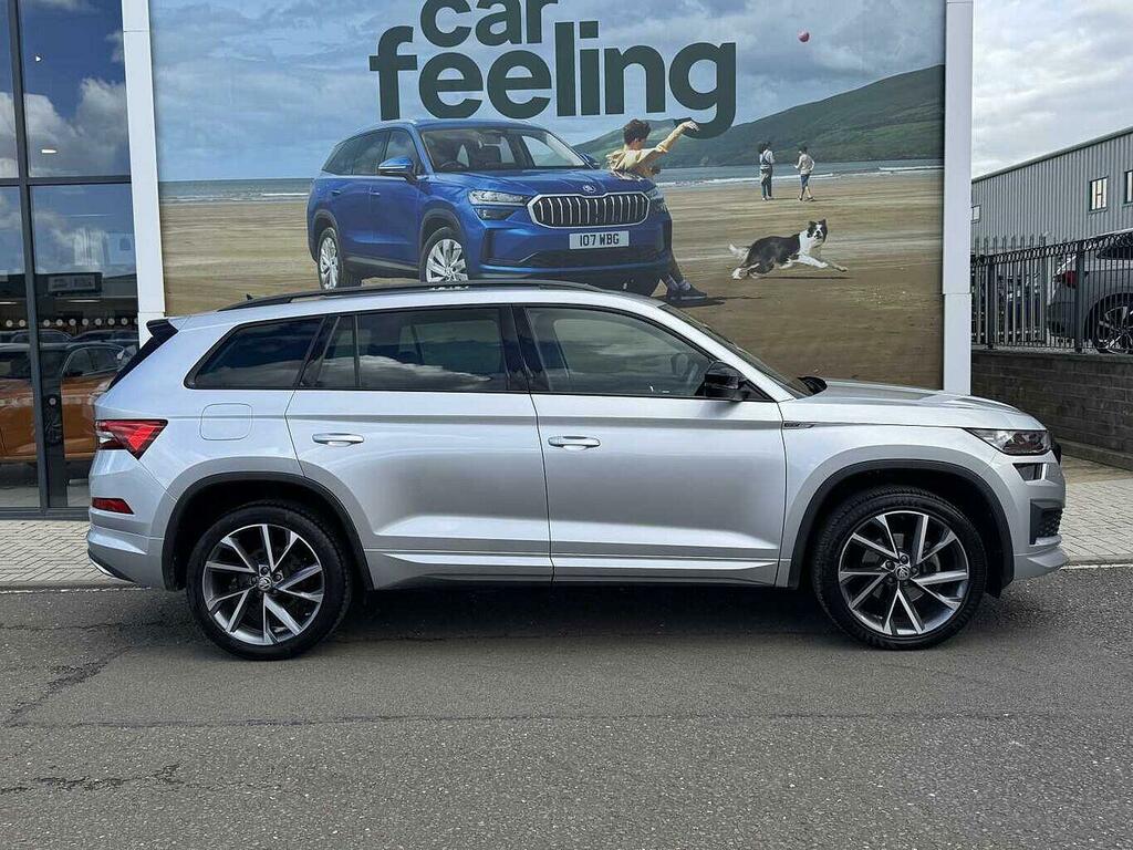 Skoda Kodiaq 1.5 Tsi Sport Line Dsg 7 Seat EU71CJF Silver #4