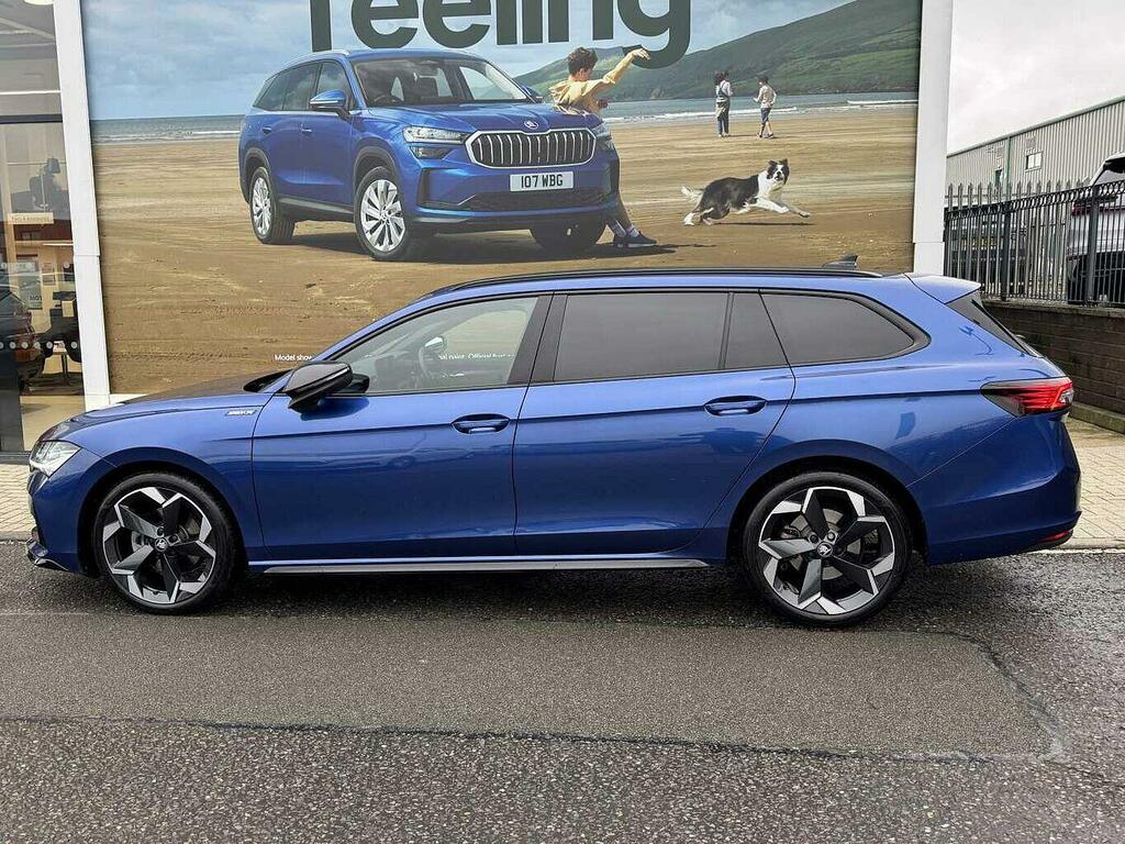 Skoda Superb 2.0 Tdi Sportline Estate Dsg Euro 6 S Blue #4