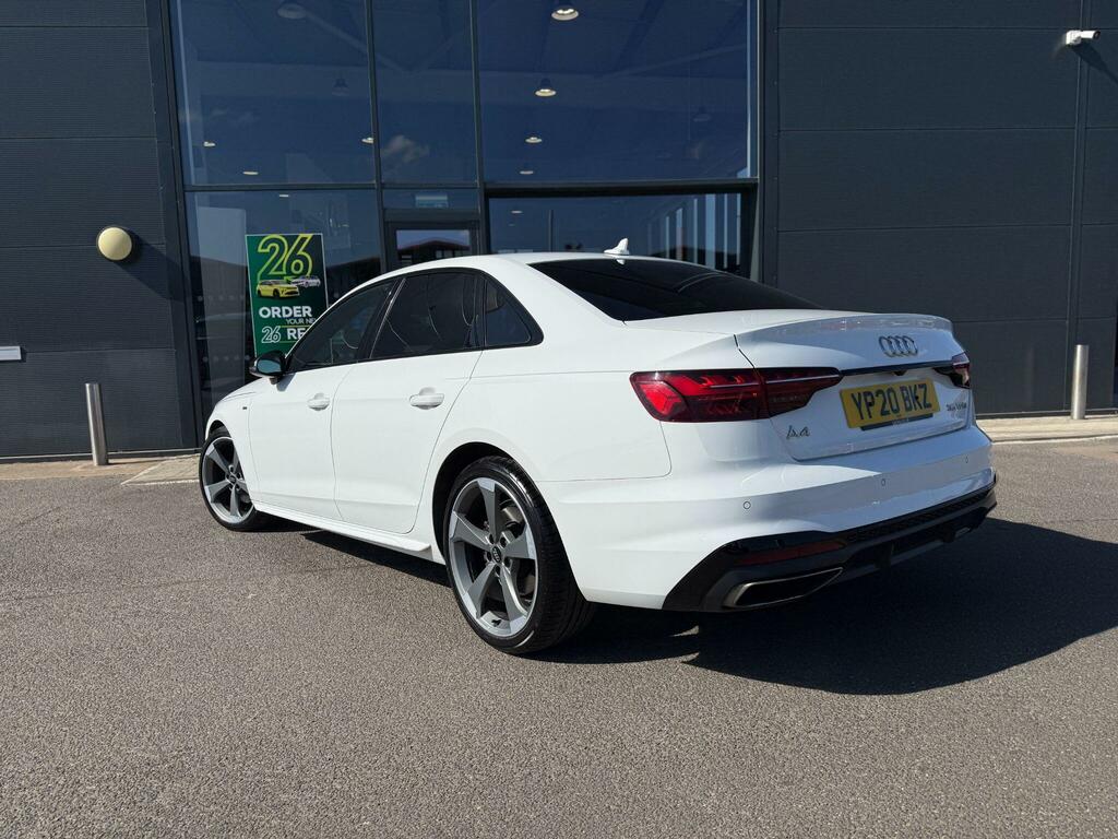 Audi A4 2.0 Tfsi 35 Black Edition Saloon White #3