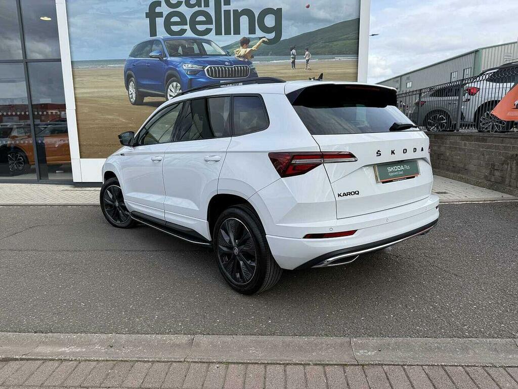 Skoda Karoq 1.5 Tsi Act Sportline Suv Dsg Euro 6 S White #3