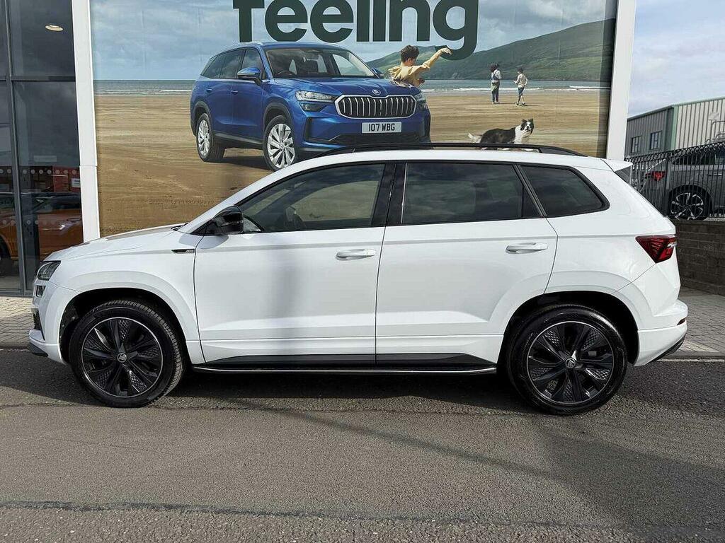 Skoda Karoq 1.5 Tsi Act Sportline Suv Dsg Euro 6 S White #4