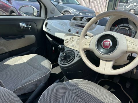 Fiat 500 1.2 500 Lounge White #4