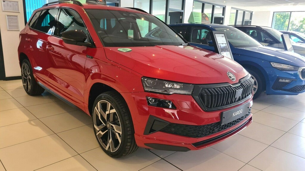 Skoda Karoq 1.5 Tsi Act Sportline Edition Dsg Euro 6 Ss Red