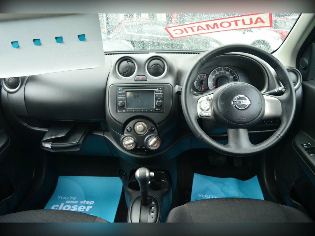 Nissan Micra 1.2 12V Acenta Hatchback Cvt Euro 5 80 Black #2