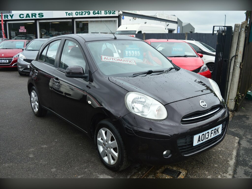 Nissan Micra 1.2 12V Acenta Hatchback Cvt Euro 5 80 Black