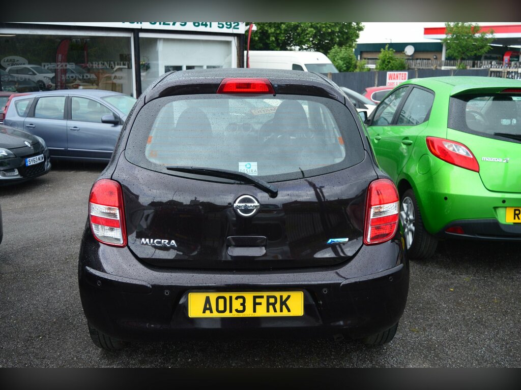 Nissan Micra 1.2 12V Acenta Hatchback Cvt Euro 5 80 Black #3