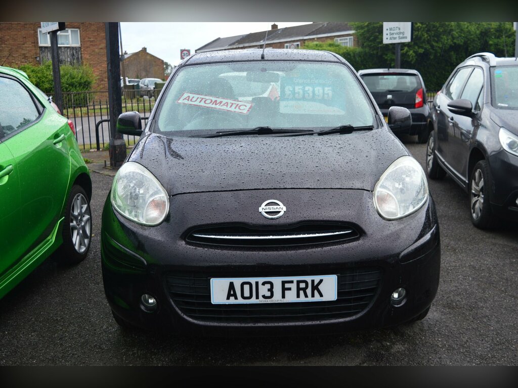 Nissan Micra 1.2 12V Acenta Hatchback Cvt Euro 5 80 Black