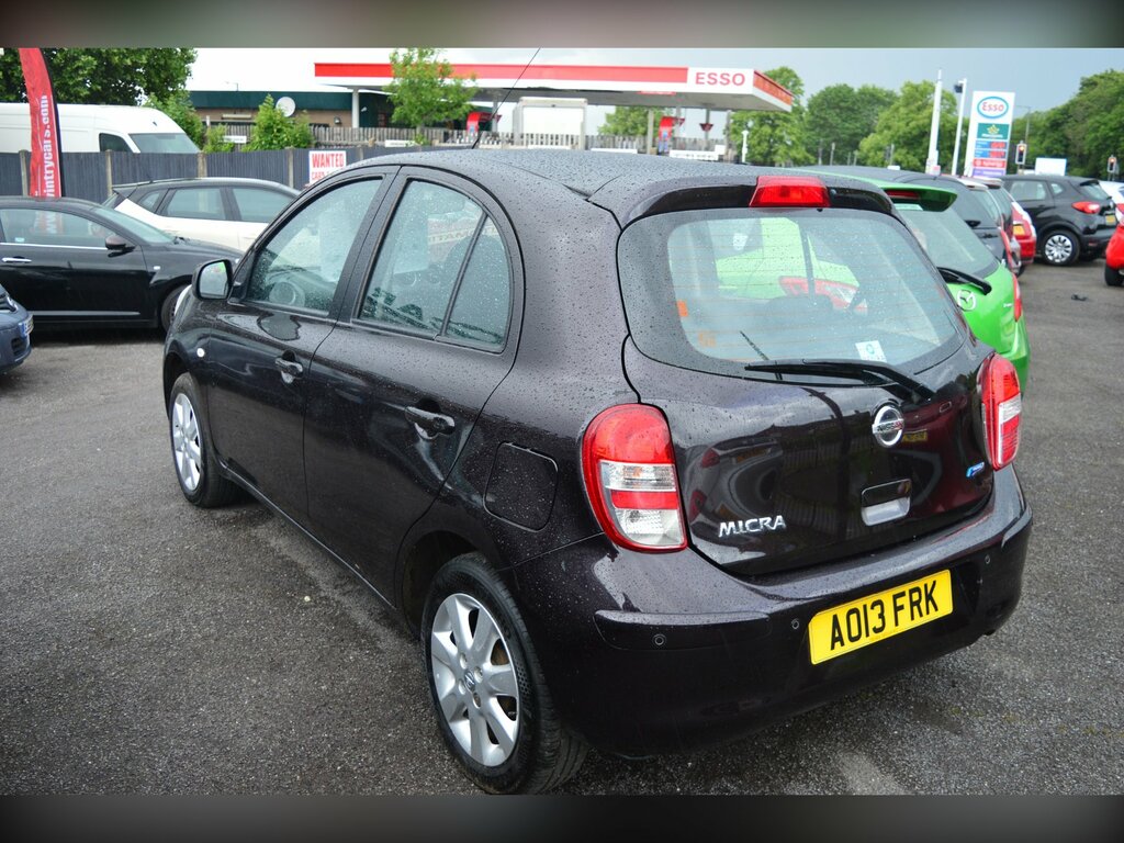 Nissan Micra 1.2 12V Acenta Hatchback Cvt Euro 5 80 Black #4
