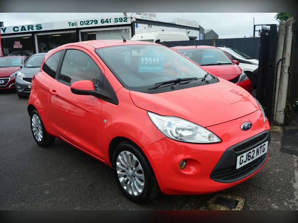 Ford KA 1.2 Zetec Hatchback Euro 5 Ss Red