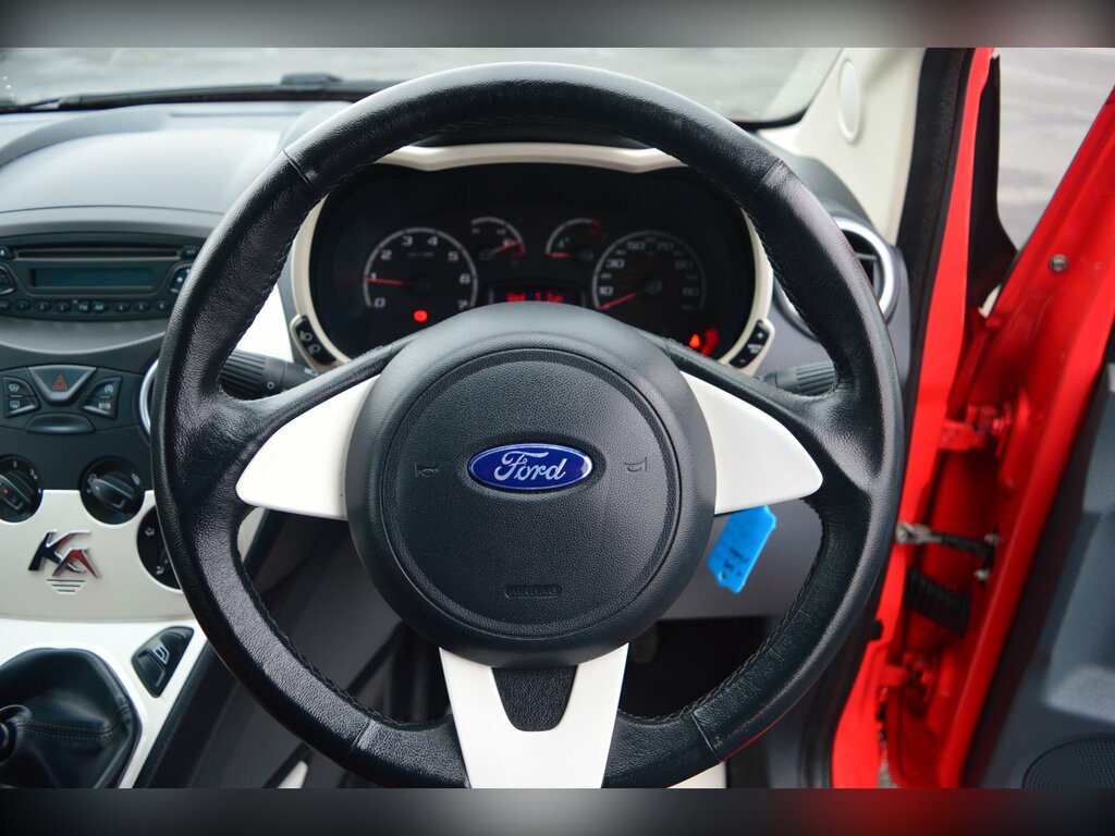 Ford KA 1.2 Zetec Hatchback Euro 5 Ss GJ62NTG Red #3