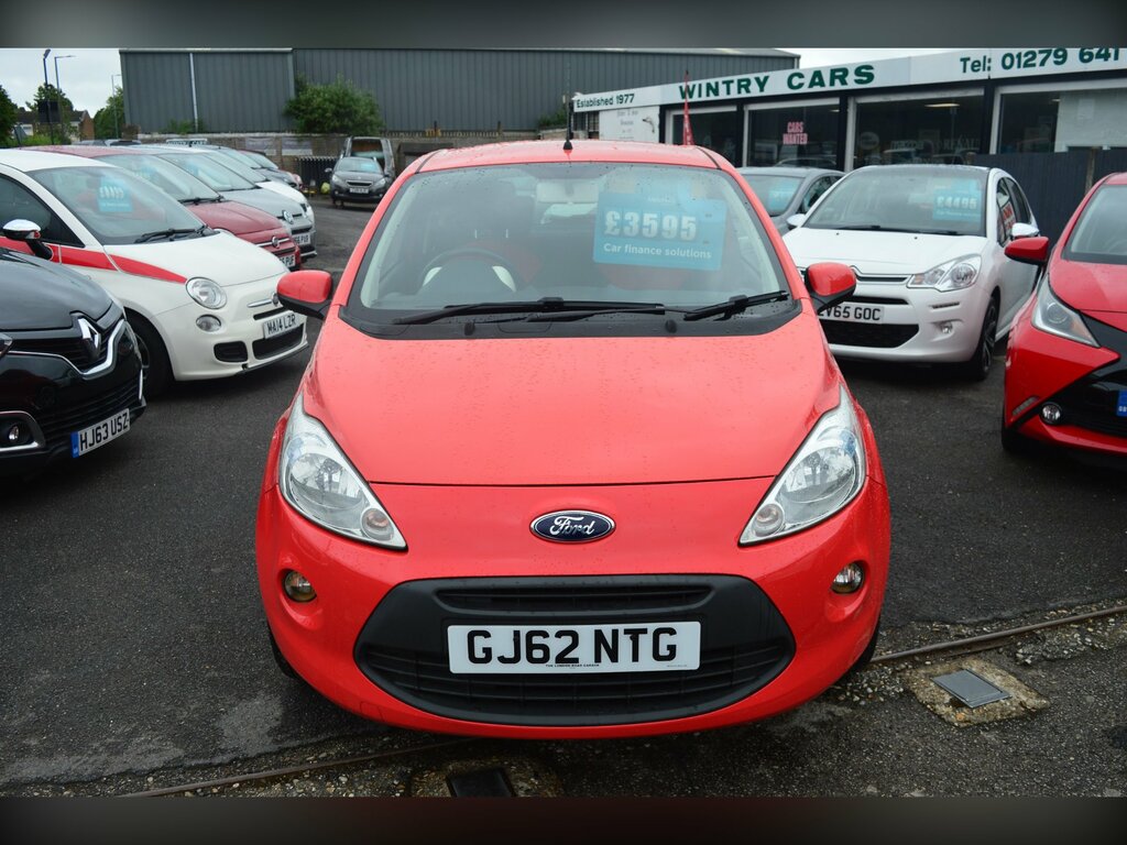Ford KA 1.2 Zetec Hatchback Euro 5 Ss GJ62NTG Red #2