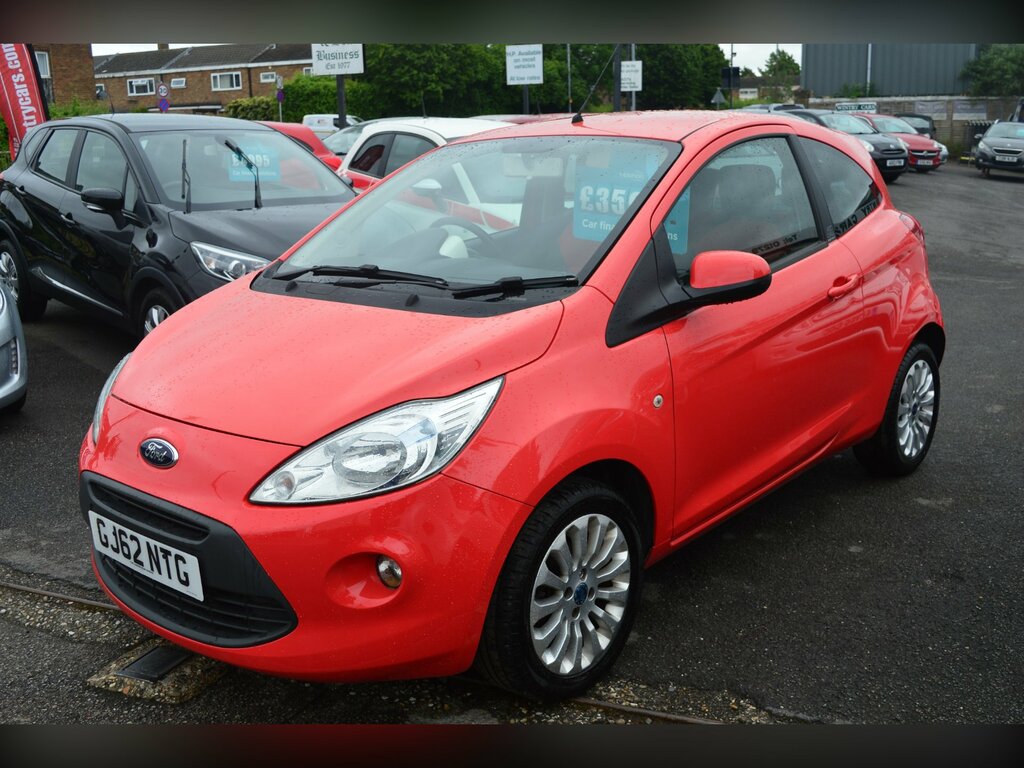 Ford KA 1.2 Zetec Hatchback Euro 5 Ss GJ62NTG Red #4