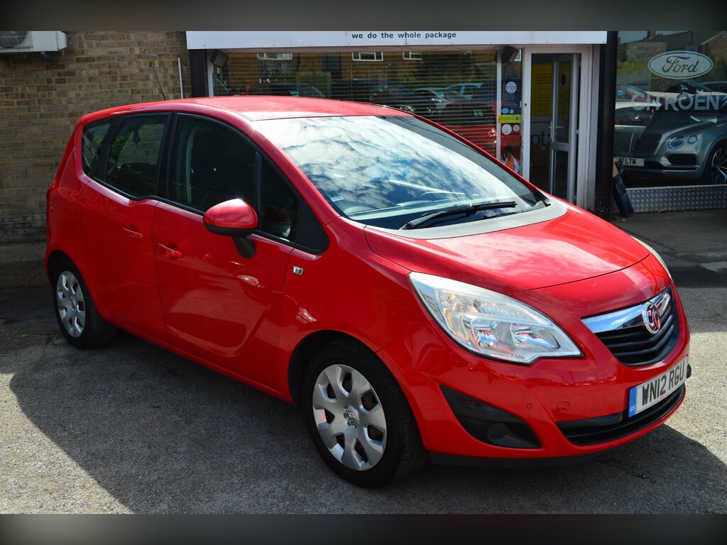Vauxhall Meriva 1.4 16V Exclusiv Mpv Euro 5 100 Red