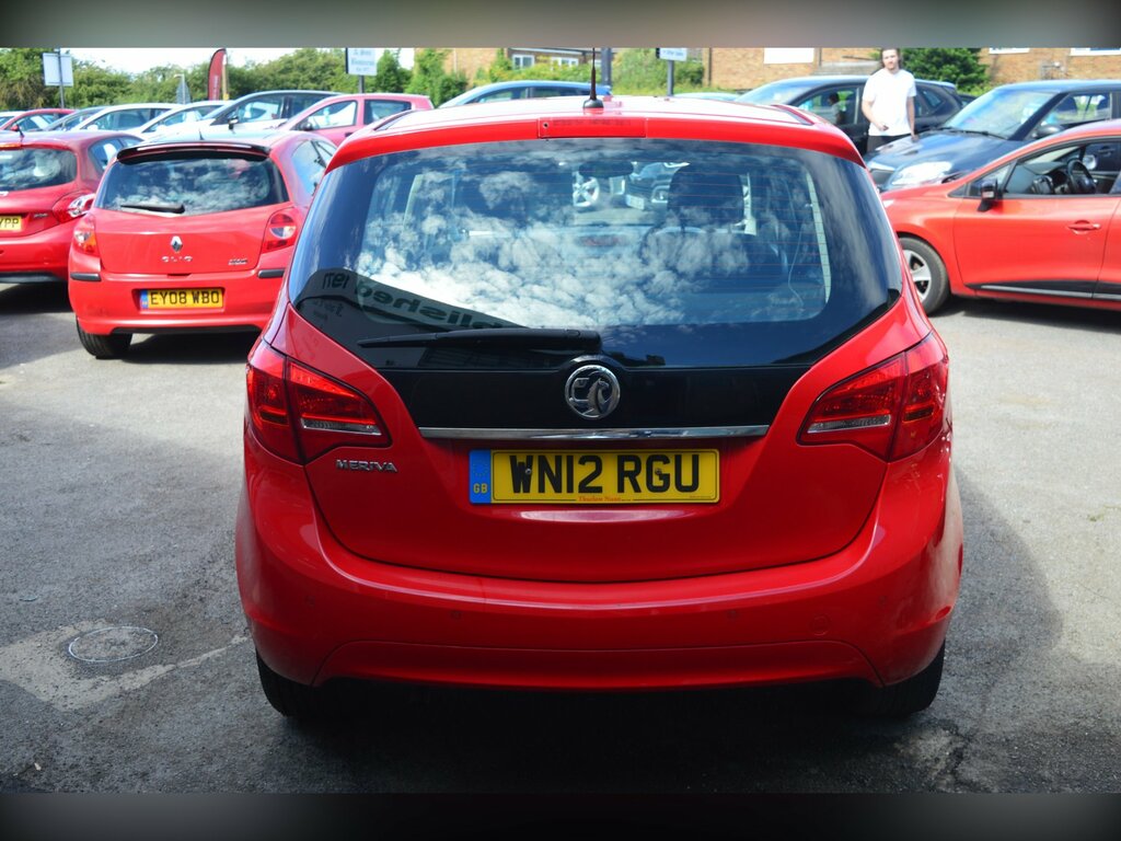 Vauxhall Meriva 1.4 16V Exclusiv Mpv Euro 5 100 Red #4