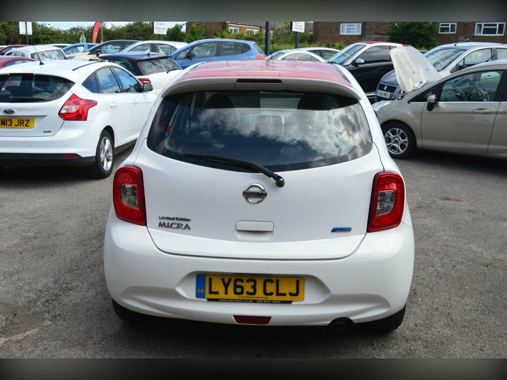 Nissan Micra 1.2 Visia Limited Edition Hatchback Man White #4