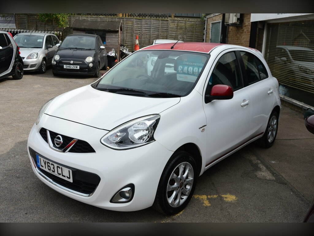 Nissan Micra 1.2 Visia Limited Edition Hatchback Man LY63CLJ White #4
