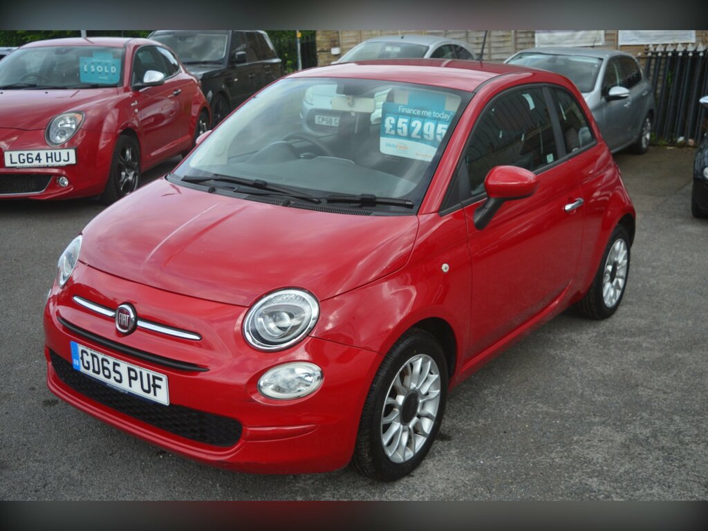 Fiat 500 500 Lounge Yellow #5