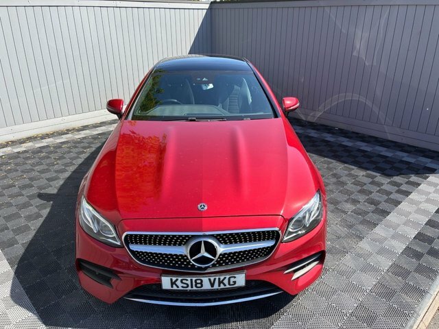Mercedes-Benz E Class 3.0 E400 V6 Amg Line Premium Plus Coupe Petr KS18VKG Red #5